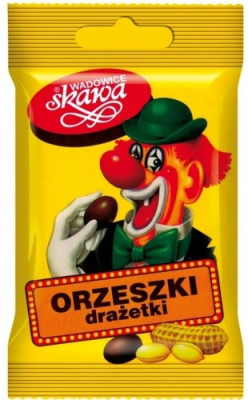 Dražejas zemesrieksti šokolādē Skawa 70g  (02.03.27) Polija