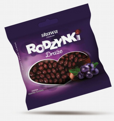 Dražejas rozīnes šokolādē Skawa 70g (27.12.26) Polija