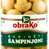 Šampinjoni marinēti Obrako 530g 1/8 (10.12.2027) Polija