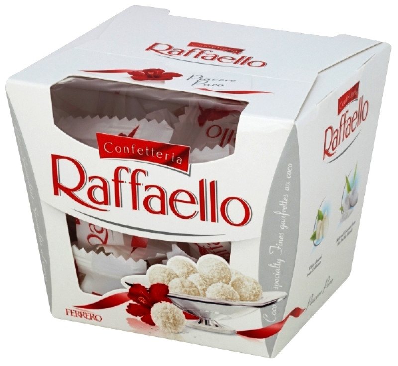 Konfekšu kaste Rafaello 150g (06.11.26) Polija
