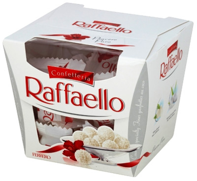 Konfekšu kaste Rafaello 150g (06.11.26) Polija