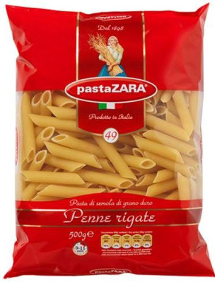 Makaroni Pasta Zara trubiņas grieztas Nr.67 500g 1/10 (26.02.29) Itālija