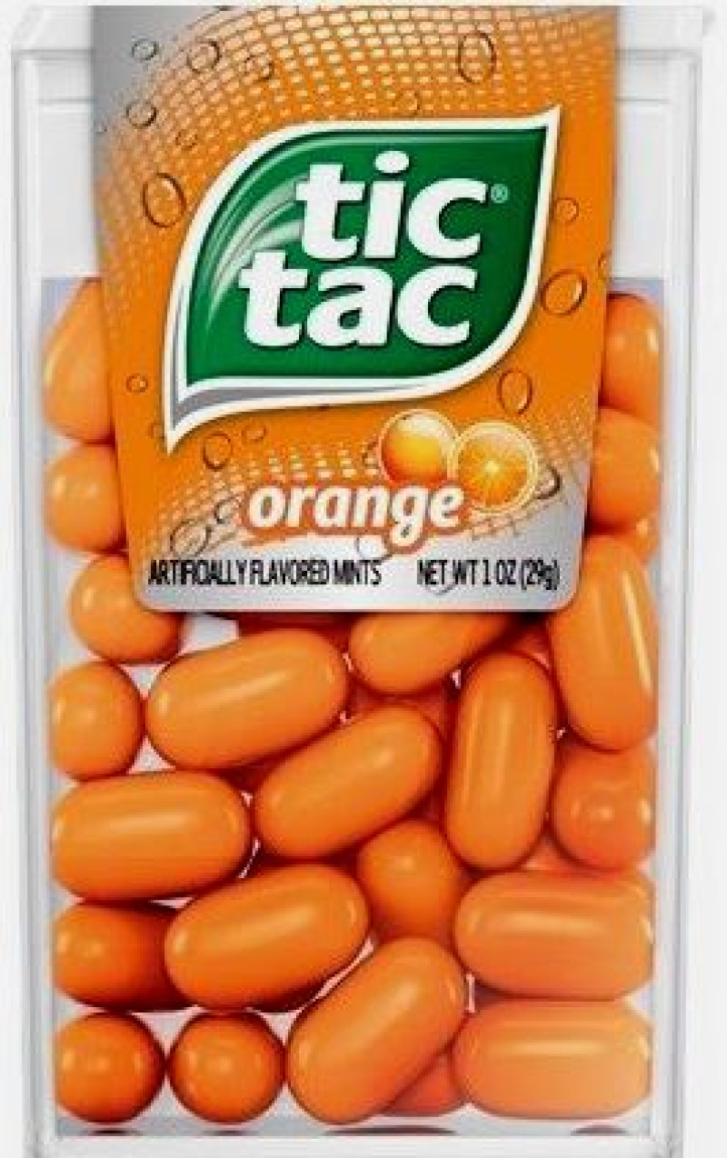 Dražejas Tic Tac apelsīnu 18g 1/24 (10.03.27) Īrija