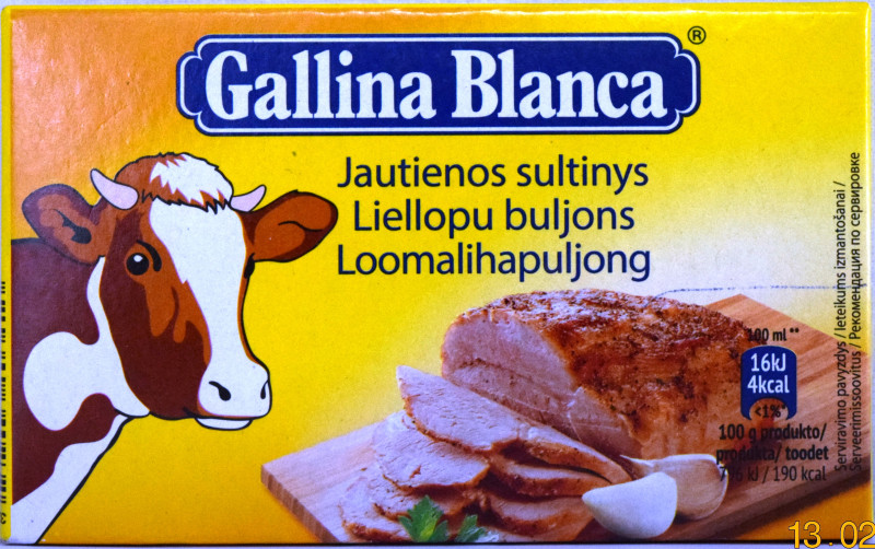 Buljons Gallina Blanca liellopu 8gb 1/24 (03.28)