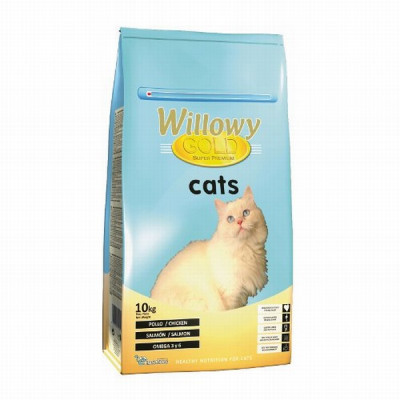 Kaķu sausā barība Willowy Gold 10kg (26.03.27) Spānija
