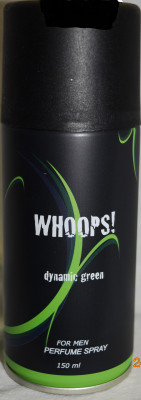 Dezodorants Whoop Dynamic Green vīriešiem 150 ml(08.28)