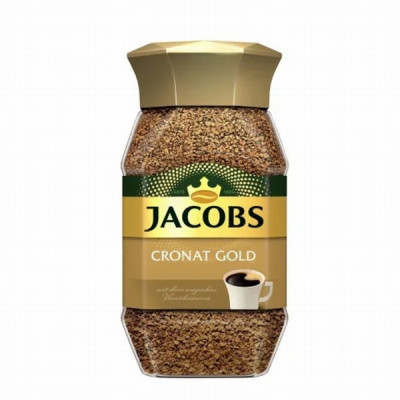 Kafija šķīstošā Jacobs Cronat Gold 200g 1/6 (09.06.28) Itālija