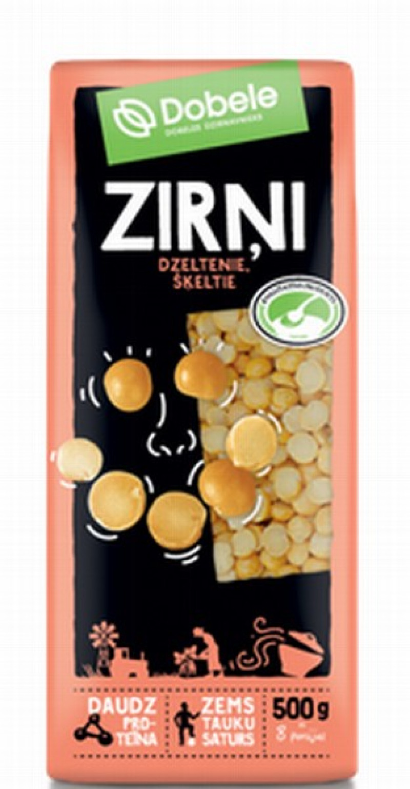Zirņi šķeltie 500g Dobele (01.03.27) Latvija