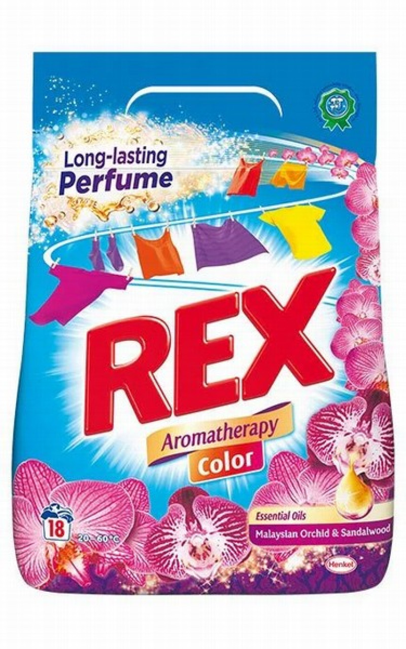 Veļas pulveris Rex aromatherapy 1.17kg (24.05.27) Polija