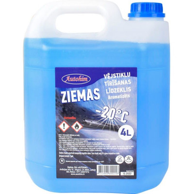 Auto vējstikla šķidrums A/M 4L Ziemas Latvija