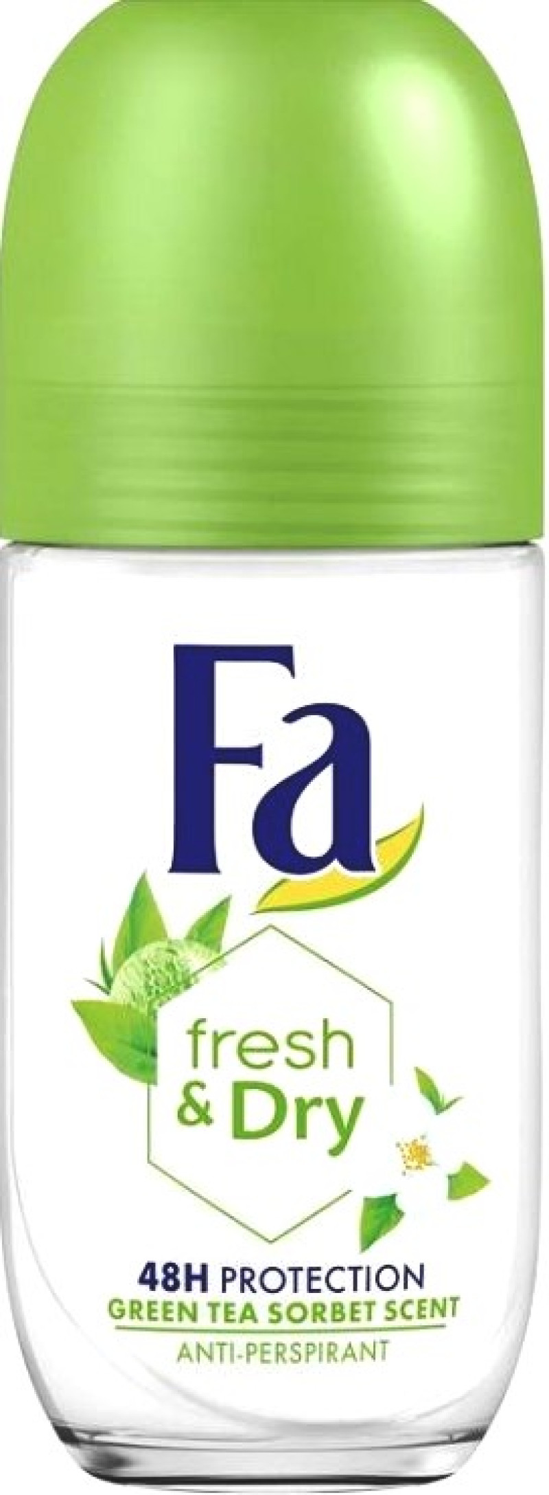 Dezodorants Fa ruliītis Green Tea Fresh & Dry sievietēm 50ml (11.27)