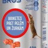 Peļu inde briketes BROS 100g Mumificējošas īpašības (11.27)