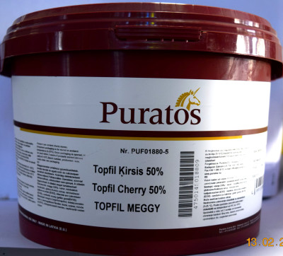 Ievārījums Puratos Ķiršu 50% 5kg (15.02.27) Latvija