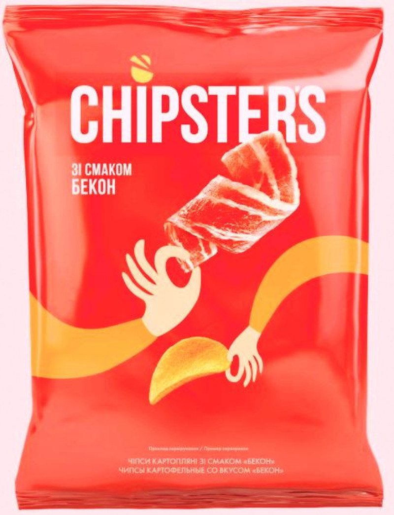 Čipsi Chipster's bekonu 60g 1/28 (23.01.27) Ukraina