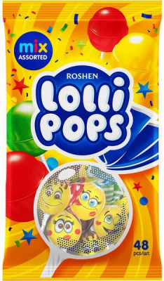Ledenes uz kociņu Roshen Lollipops 0.92kg (48gb) (21.12.27) Ukraina