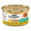 Kaķu konservi Gourmet Gold ar vistas gaļu un burkāniem 85g 1/12 (31.11.2027) Polija