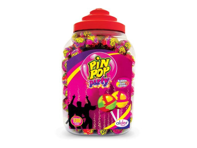 Ledenes uz kociņa PinPop Party 18g*100gb (09.05.2027) Kolumbija