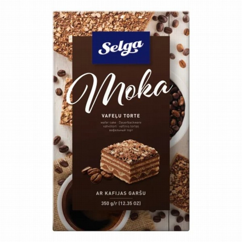 Vafeļu torte Selga Moka 350g (06.07.27) Latvija