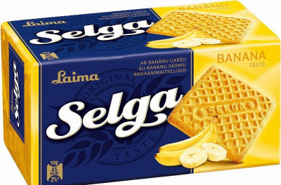 Cepumi Selga ar banānu garšu 180g (04.02.27) Latvija LABA CENA