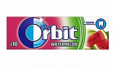Košļājamā gumija Orbit Watermelon 14g *30gb (19.04.27) Polija