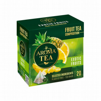 Tēja Aroma Pyramids Exotic Fruits 2g*20(04.27) Polija
