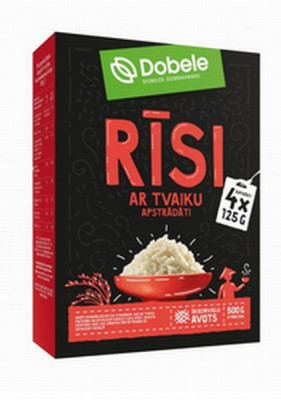Rīsi ar tvaiku apstrādāti 4*125g Dobele (22.04.27) Itālija
