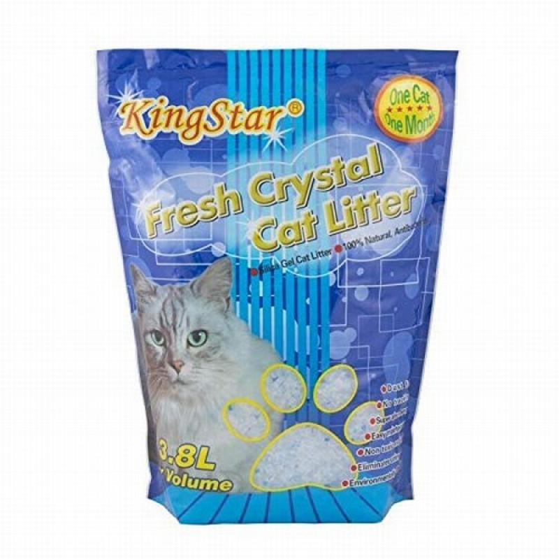 Smiltis kaķu tualetei Kingstar silikona 3.8l Ķīna