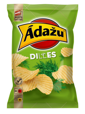 Čipsi Ādažu Diļļu 130g 1/18 (15.02.27) Latvija LABA CENA