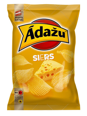 Čipsi Ādažu siera 130g 1/18 (28.01.27) LABA CENA Latvija