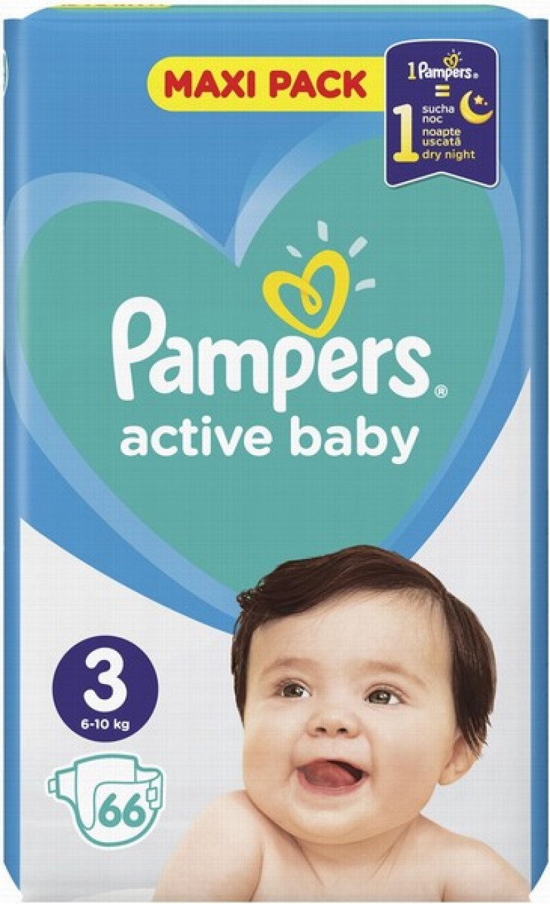 Autiņbiksītes Pampers S3 66gb (25.10.26)
