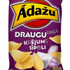 Čipsi Ādažu Draugu paka Krējums sīpoli 180g 1/18 (27.01.27) Latvija