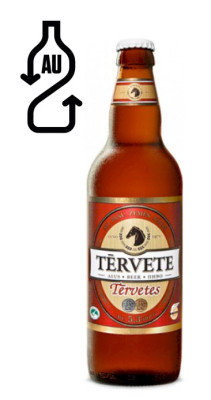 Alus Tērvetes 0.5L 5.3% DEPOZĪTS 0.10 eiro 1/20 (30.12.26) Latvija