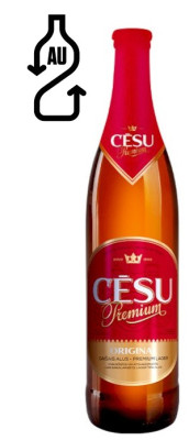 Alus Cēsu Premium Original 5% 0.568L DEPOZĪTS 0.10eur 1/20 (02.02.27) Latvija