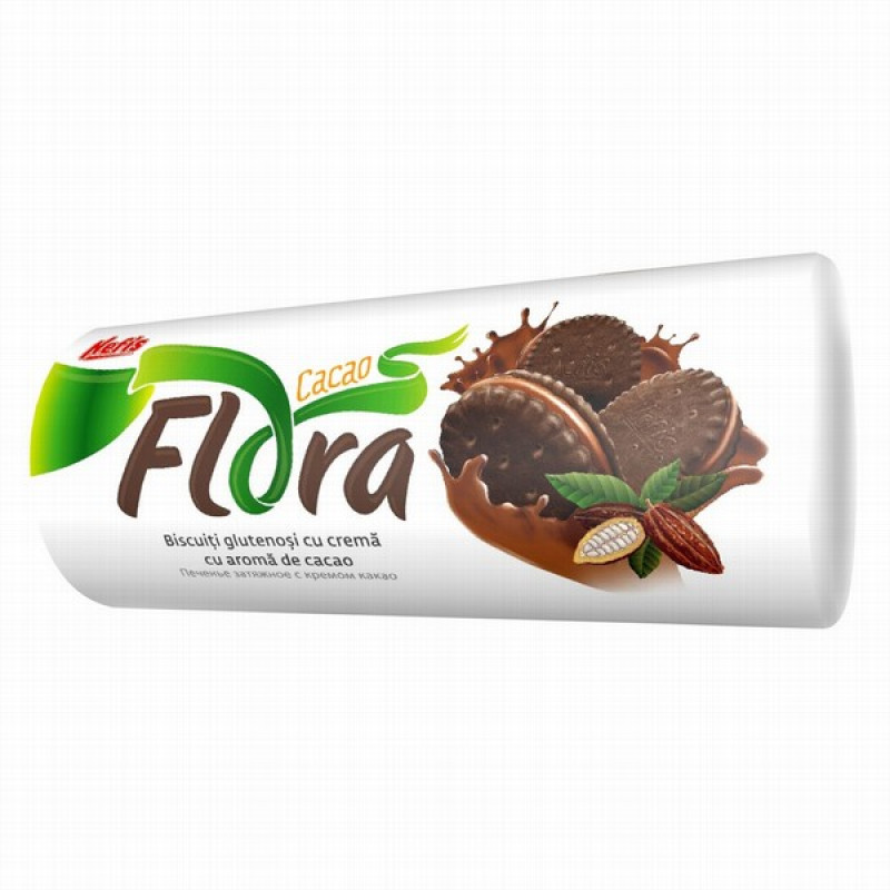 Cepumi Flora ar kakao krēma pildījumu 180g 1/12 (02.03.27) Moldova