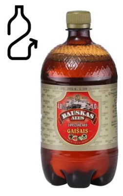 Alus Bauskas Speciālais gaišais 4.8% 1L DEPOZĪTS 0.10eur 1/6 (18.11.26) Latvija
