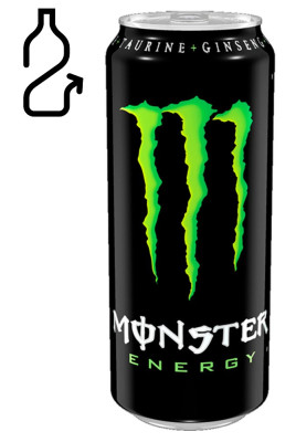 Enerģijas dzēriens Monster 0.5L DEPOZĪTS 0.10 eiro 1/24 (02.02.28) Polija