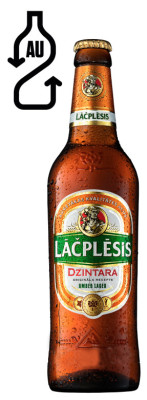 Alus Lāčplēsis Dzintaru 4.8% 0.5L DEPOZĪTS 0.10eiro 1/20 (02.02.27) Latvija