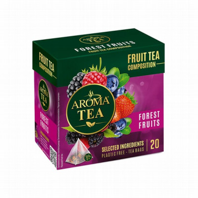 Tēja Aroma Pyramids Forest Fruits 2g*20 (01.2028) Polija