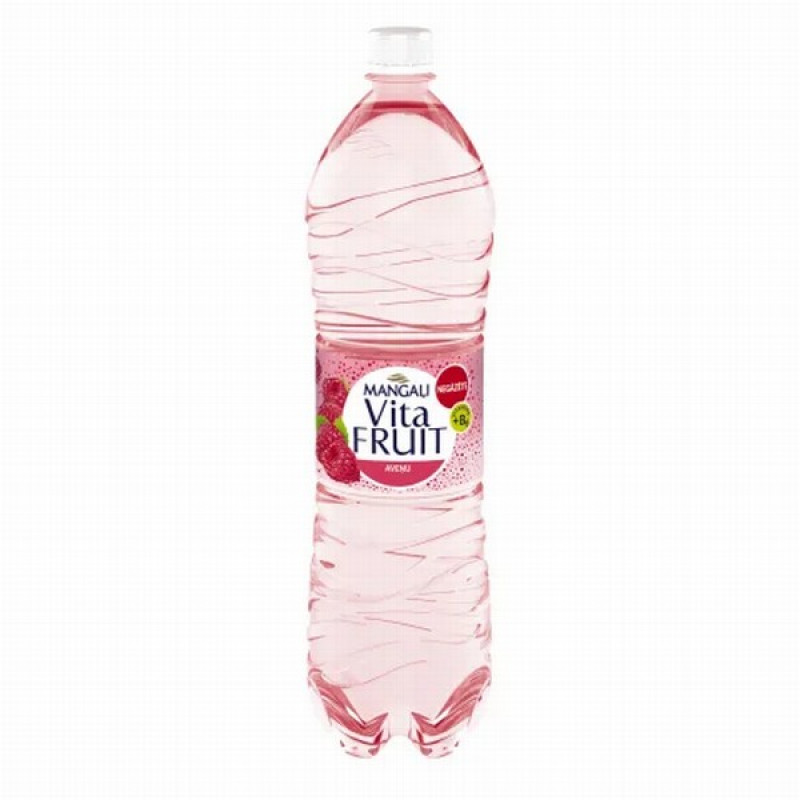 Dzēriens Mangaļi Vitafruit Aveņu viegļi gāzēts 1.5L DEPOZĪTS 0.10eur 1/6 (15.08.27) Latvija