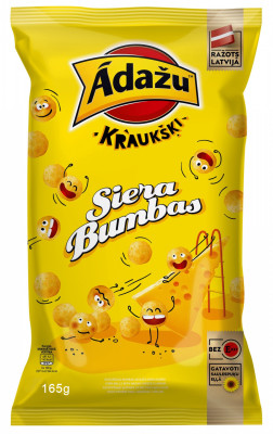 Čipsi Ādažu Siera bumbas 165g 1/18 (10.02.27) Latvija