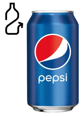 Pepsi Cola 0.33L DEPOZĪTS 0.10eur 1/24 (06.06.27) Polija