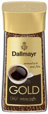 Kafija šķīstošā Dallmayr Gold 100g 1/6 (05.27) Vācija