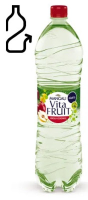 Dzēriens Mangaļi Vitafruit ābolu-cidoniju gāzēts 1.5L DEPOZĪTS 0.10 eiro 1/6 (07.02.27) Latvija