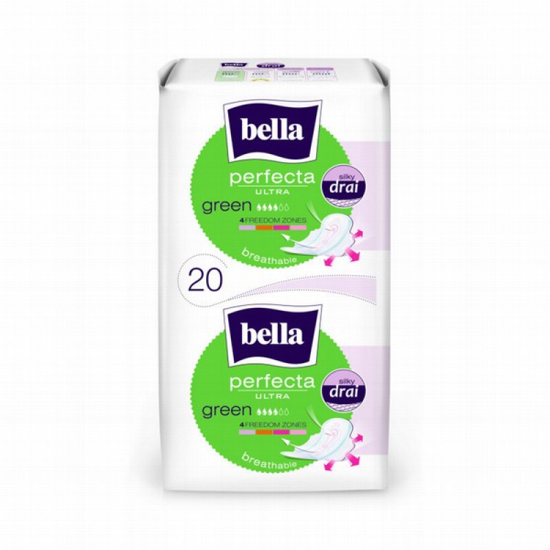 Higiēniskās paketes Bella Perfecta Ultra green 20gb (06.30) Polija