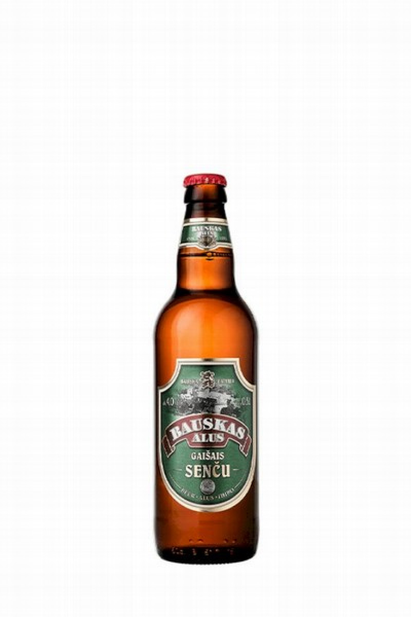 Alus Bauskas Gaišais Senču 4% 0.5L DEPOZĪTS 0.10eiro 1/20 (14.03.27) Latvija