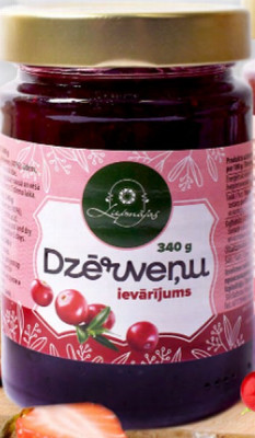 Ievārījums Liepmājas dzērveņu 340g (23.06.28) Polija