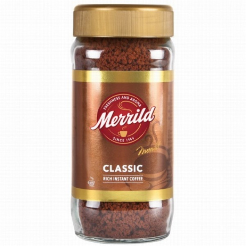Kafija šķīstošā Merrild Classic 200g (01.2027)Spānija