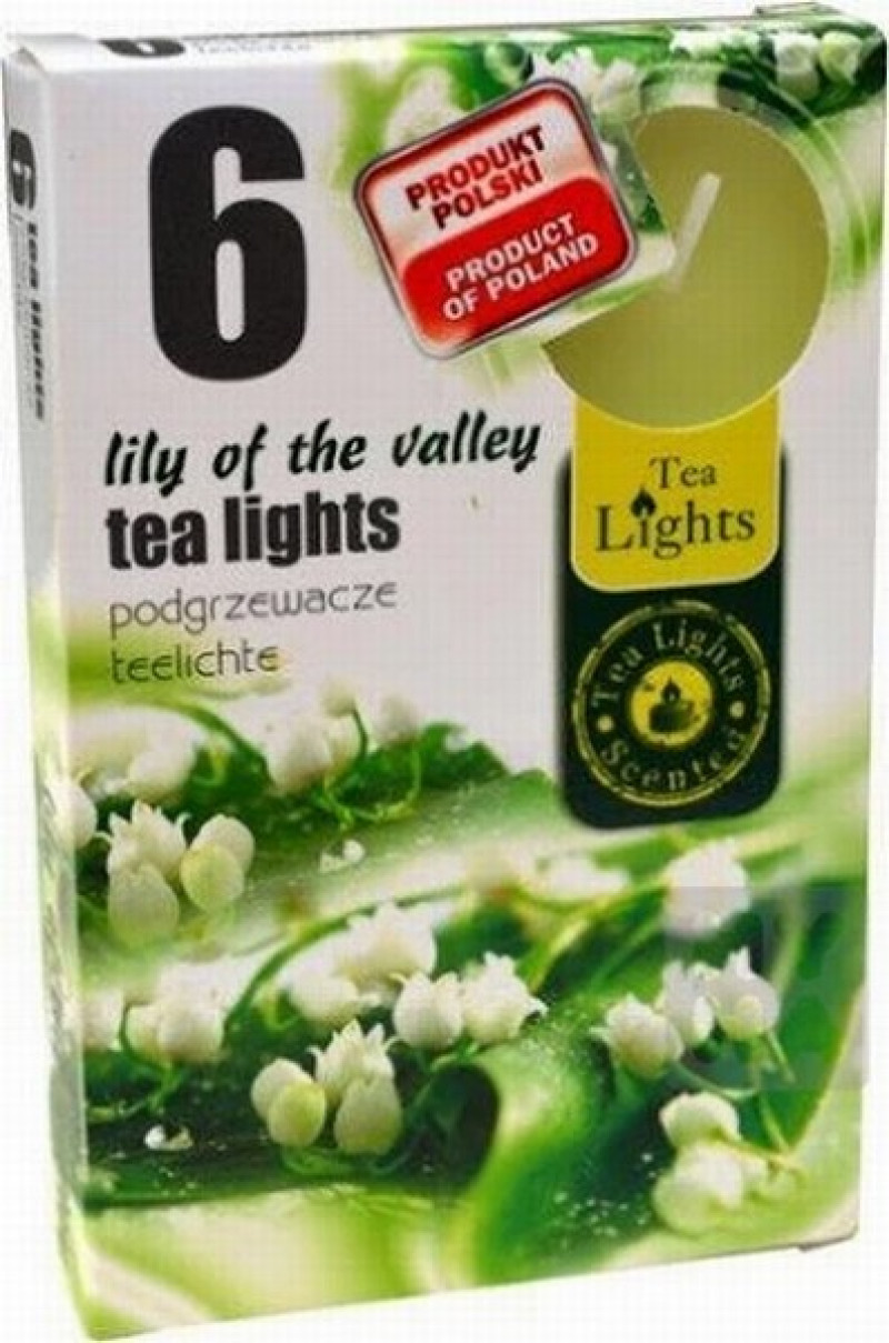 Svece Lily of the Volley aromātiska tējas 6gb Polija