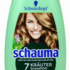 Šampūns Schauma 7 zālītes normāliem matiem sievietēm 400ml Vācija (09.02.27)