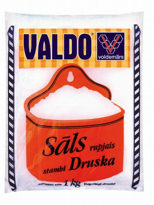 Sāls rupjais Valdo 1kg 1/14 (derīguma termiņš neierobežots) Latvija